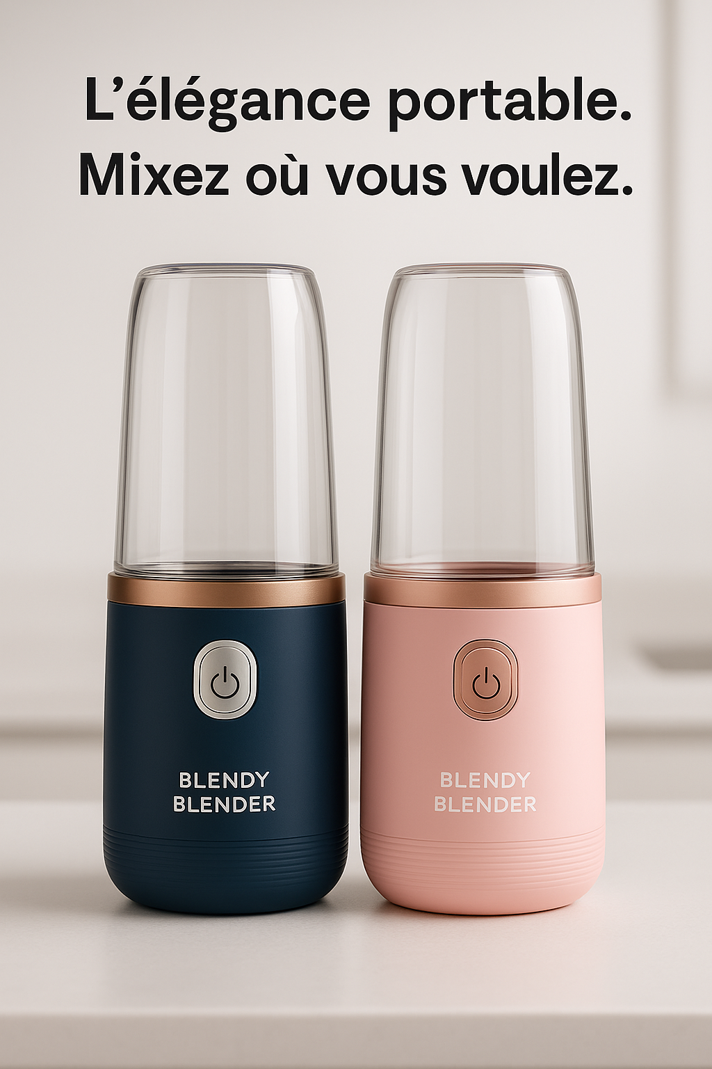 Blendy Blender™ – Mixez Partout. Mangez Sain. Restez en Mouvement.