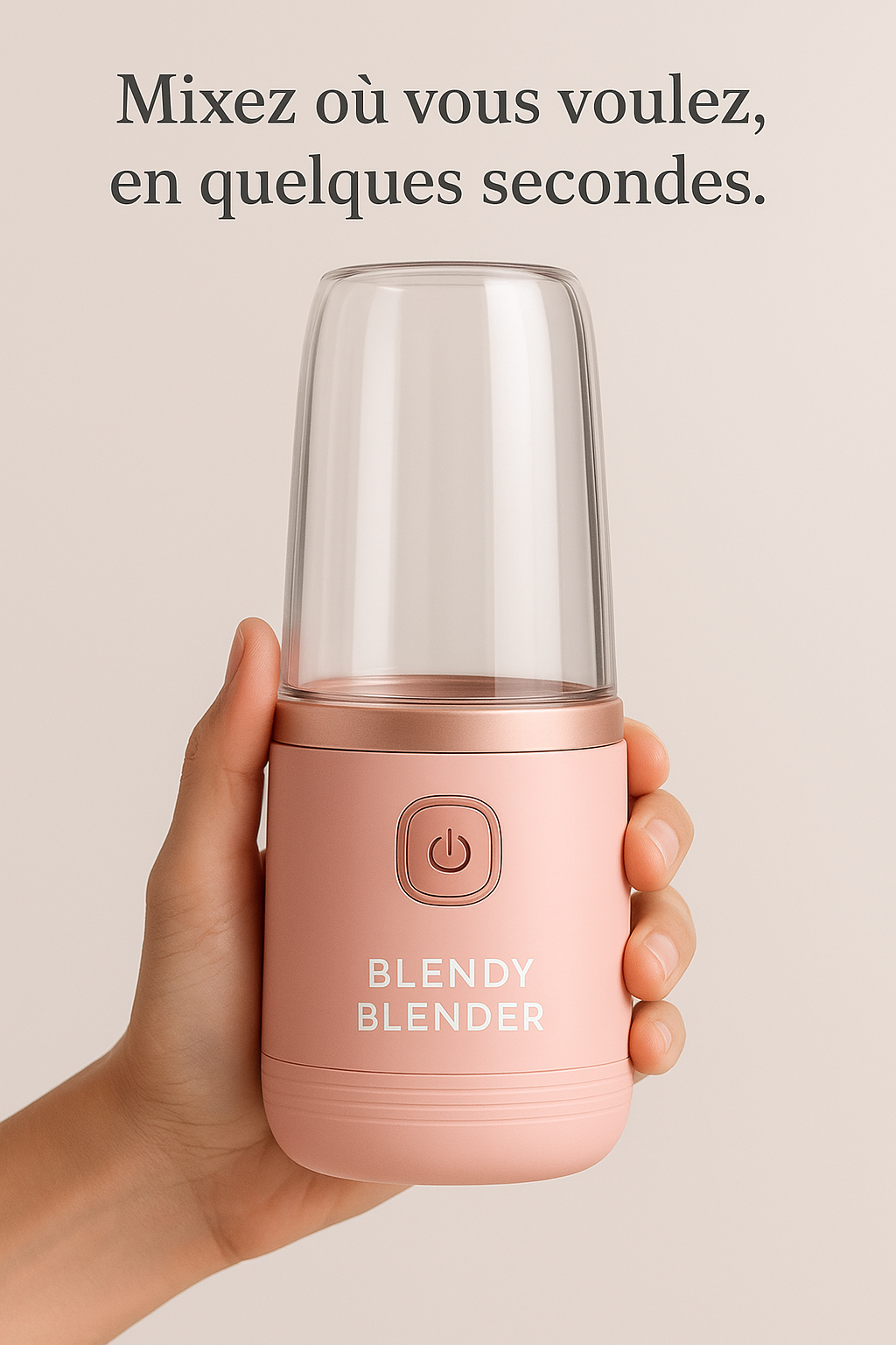Blendy Blender™ – Mixez Partout. Mangez Sain. Restez en Mouvement.